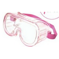 115S Small Perforated Safety Goggles w/ Pink Frame
